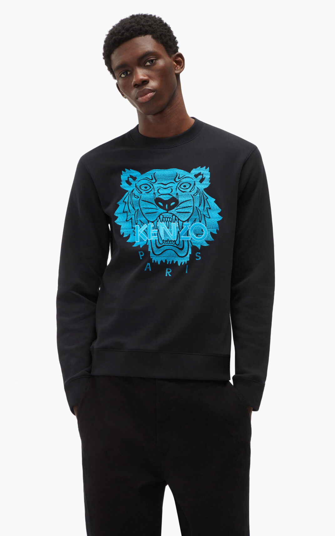 Kenzo Tiger Sweatshirt Herr | 54180-YGHX